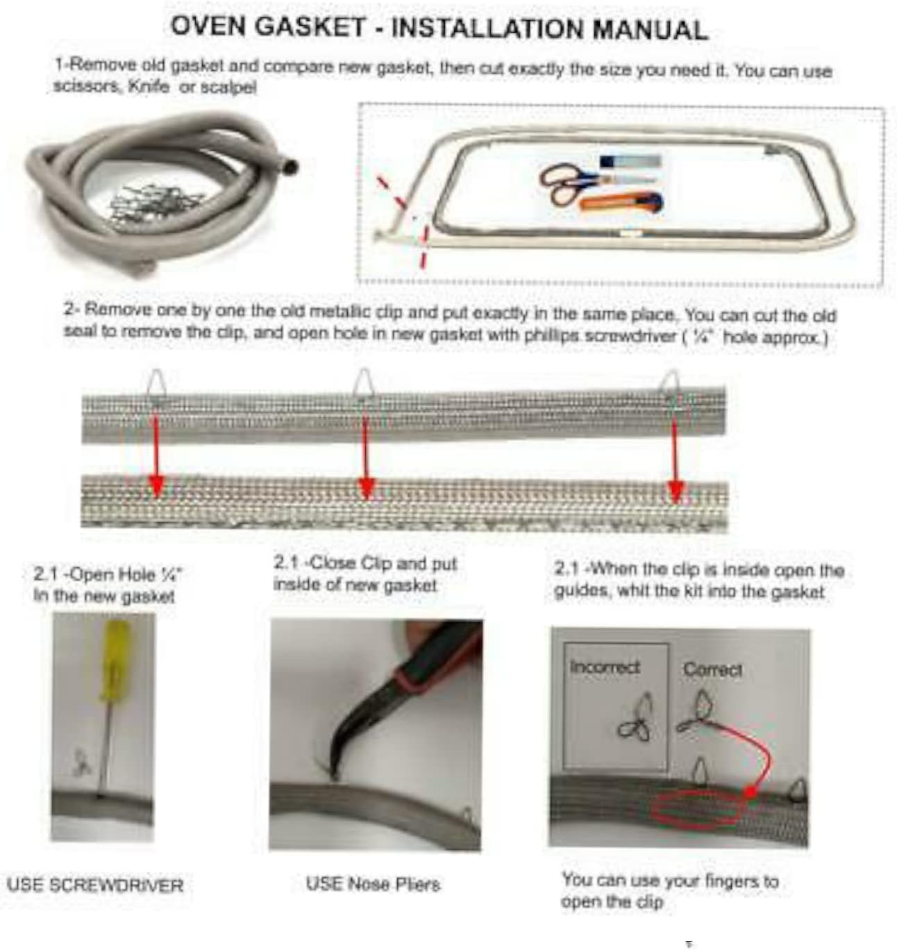 GLOB PRO SOLUTIONS 318053126 Microwave Oven Door Gasket Replacement for and Compatible with Frigidaire Kenmore 318053126 Heavy Duty
