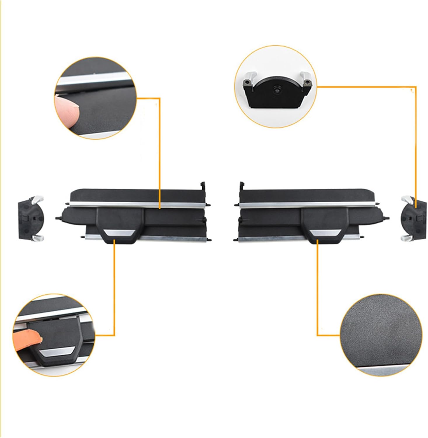 1Set Left Front Air Vent Outlet Grilles Clip For G06 G07Car Central Air Conditioner Slide Repair 64119458543 Vent Grilles