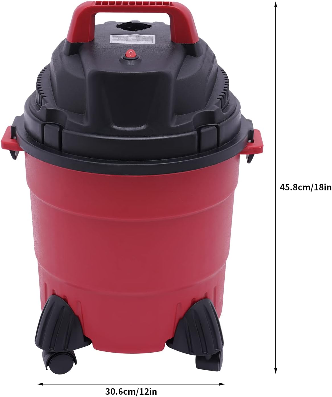 3 in 1 Wet Dry Vacuum Cleaner, Portable Wet Dry Vacuum Cleaner Workshop Air Blower Duster for Garage, Car, Home & Workshop 4 Gallon
