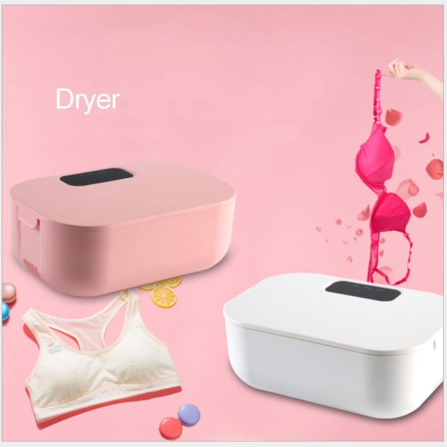 Compact Dryer, UV Ultraviolet Rays Electric Portable Clothes Dryer with Automatic Working Mode for Small Living Spaces, Apartment Houses, dorms, RVs