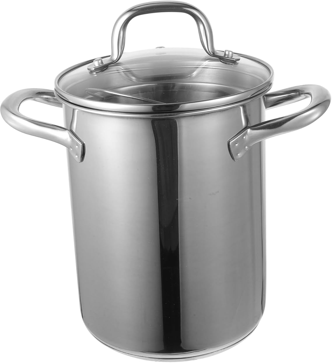 Stainless Steel Deep Fryer Pot with Non Stick Coating and Insulated Design Includes Fry Basket for Draining Lightweight Kitchen Frying Tool for Efficient Heat Conduction and