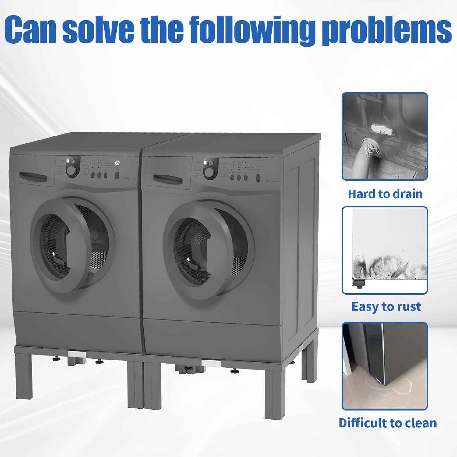 Chinchilla Heavy duty Stainless steel Laundry Pedestal ,12