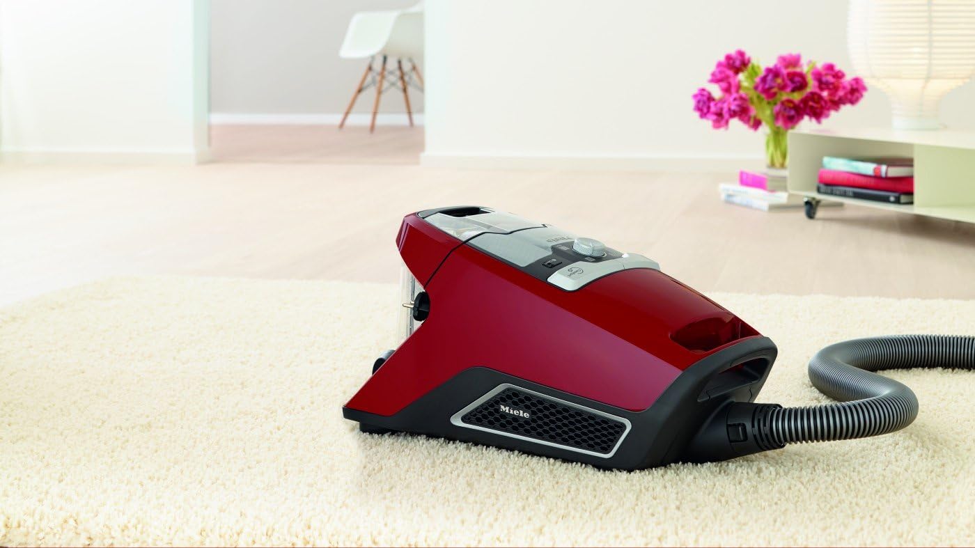 Miele SKCF3 Blizzard Cx1 Cat&Dog PowerLine Aspirapolvere, 890 watts, 2 litri, 76 decibels, Rosso Mango
