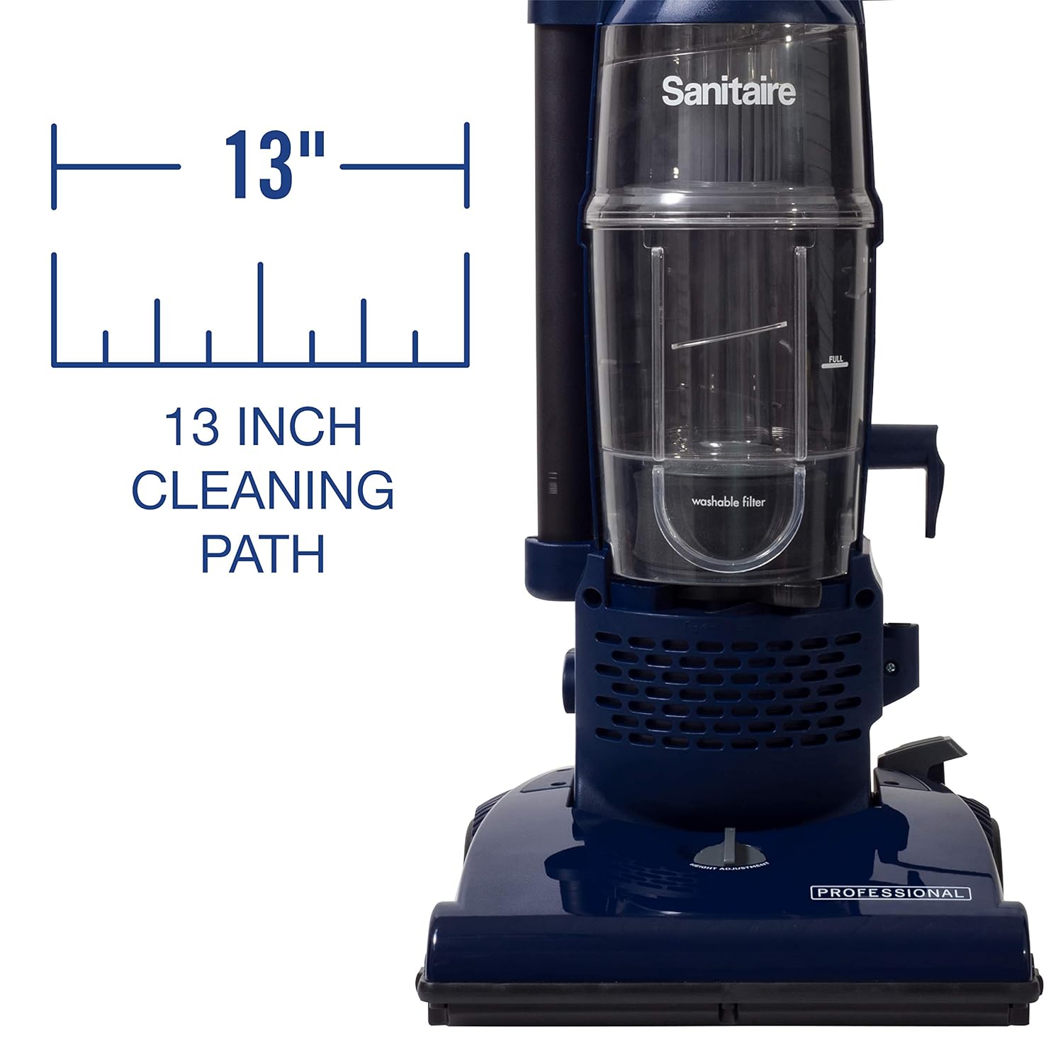 Sanitaire Professional Bagless Upright Commercial Vacuum with Tools, SL4410A and Simpli-Magic 79191 Janitorial Cart, Commercial, Black