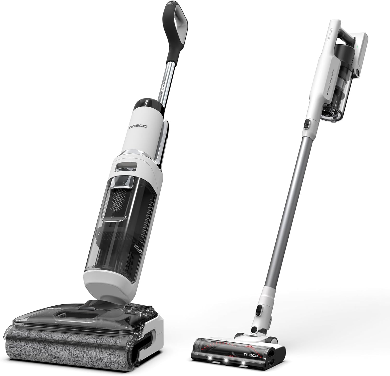 Tineco Floor ONE Stretch S6 Cordless Wet Dry Vacuum Cleaner&A20 Cordless Stick Vacuum Cleaner, Up to 40Min-Runtime 3 Modes for Multi-Level Messes