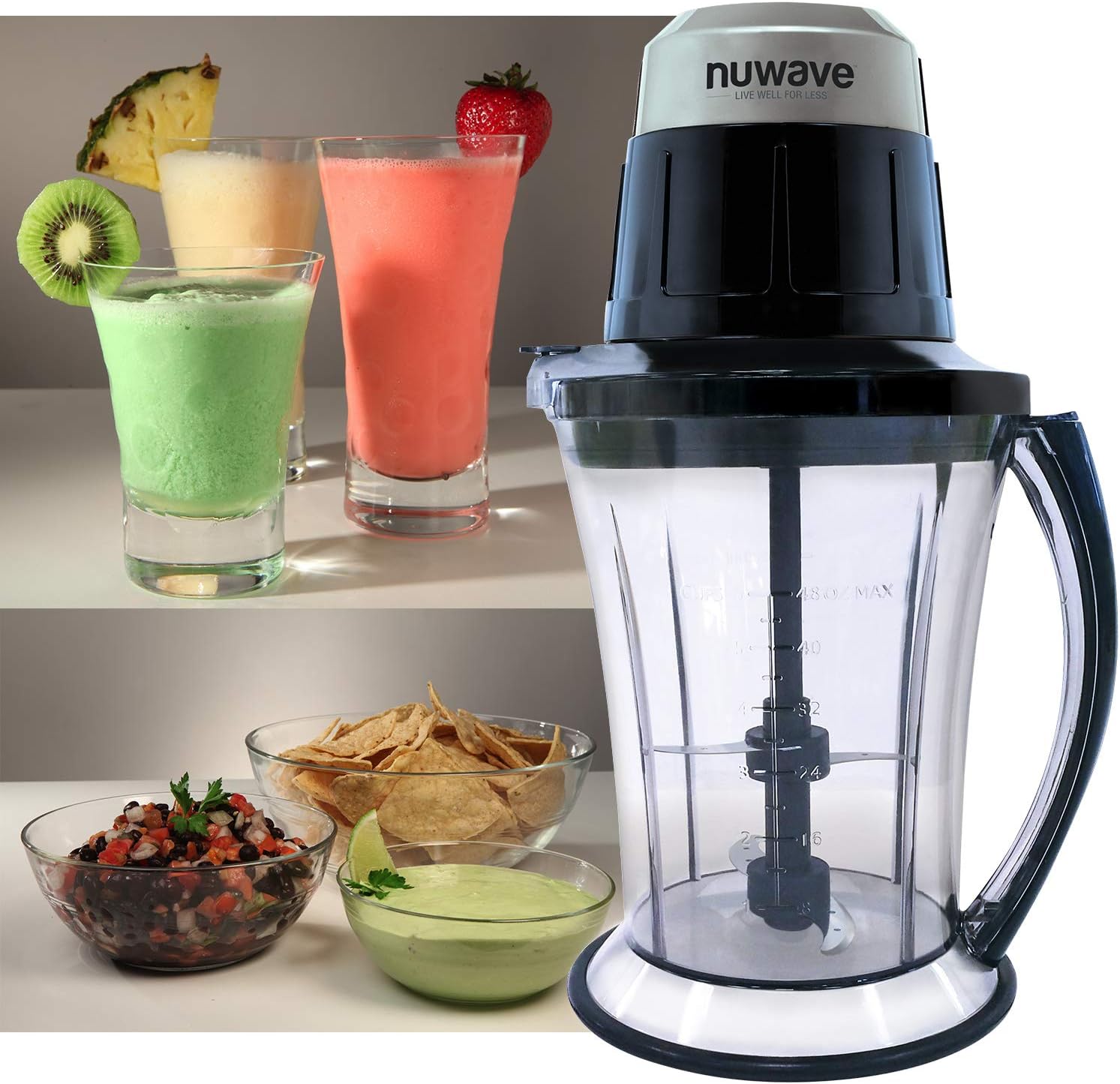 NuWave Party Mixer BPA-Free, 48-ounce, 400-watt Blender