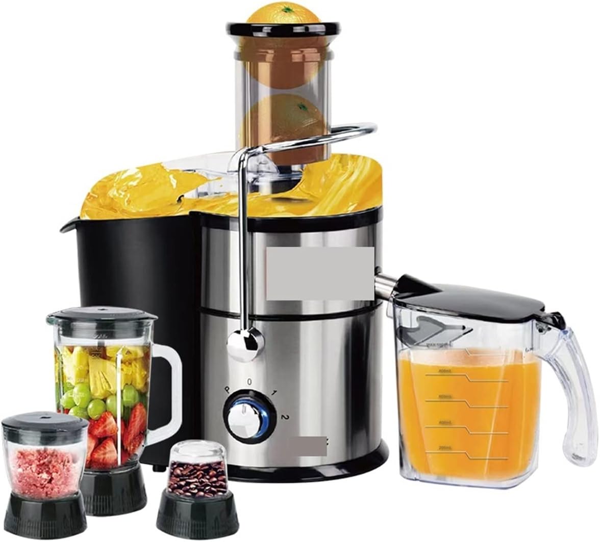 1L 4 IN1 Electric Orange Juicer Extractor Machine 1000W High Power Speed Multifunction Vegetable Meat Fruit Juice Blender (4 in 1 E_220V)