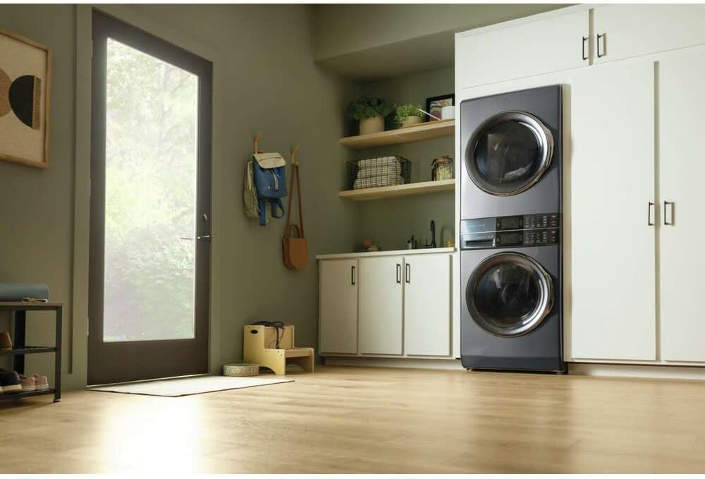 Electrolux ELTG7600A 27 Inch Wide Energy Star Certified Laundry Center with 4.5 Cu. Ft. Washer and 8 Cu. Ft. Gas Dryer with Perfect Steam™ and Predictive Dry™ - White