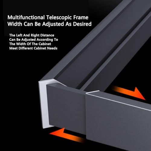 Retractable Invisible Clothes Drying Rack - Space-Saving Trouser Drawer & Built-in Wardrobe Basket for Above Washing Machine - Ideal for Small Spaces and Efficient Drying