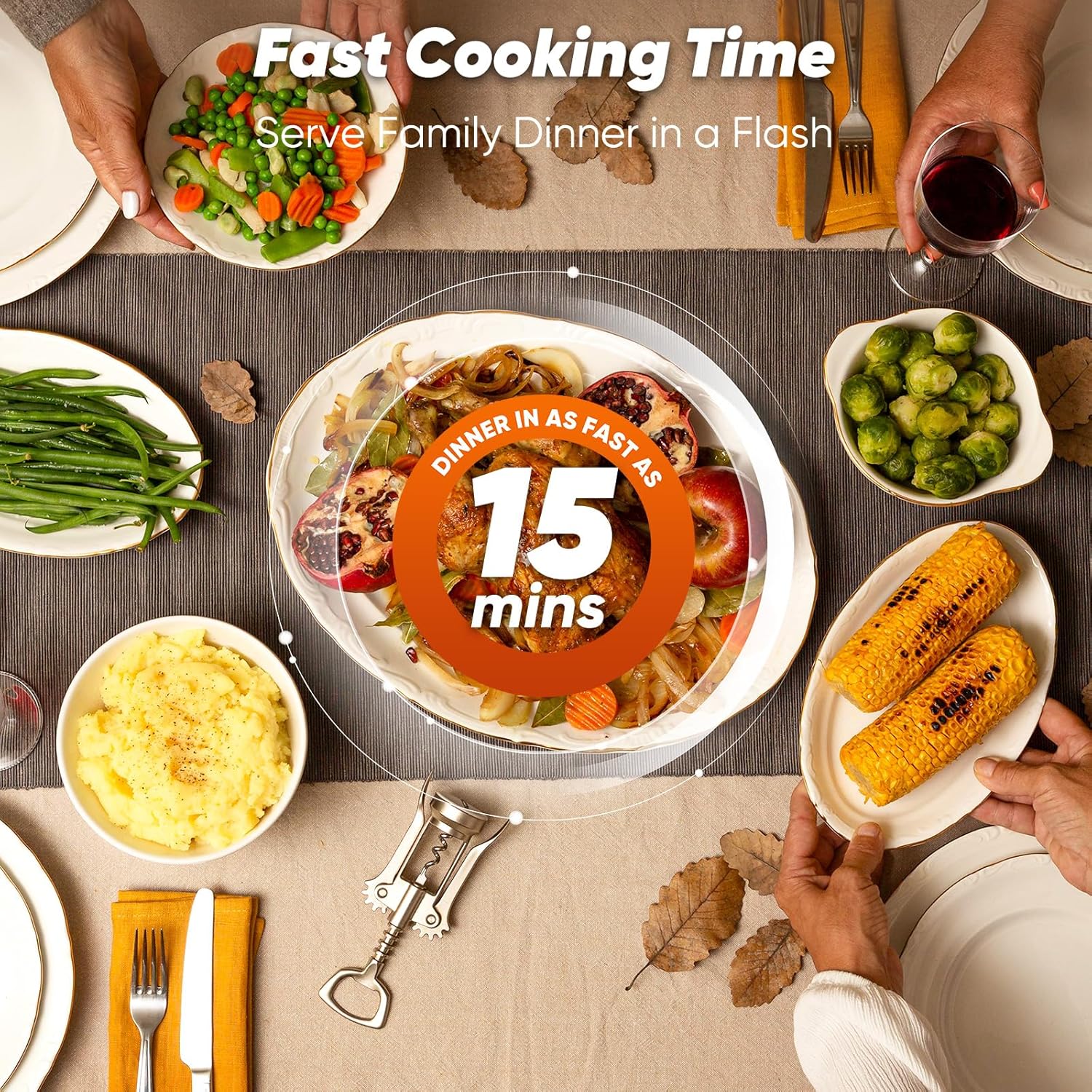 Nuwave Bravo Pro Convection Air Fryer Toaster Oven Combo, 2025 New and Improved, 10-in-1, 50°-450°F Temp Controls, Quick & Even Crisp Technology, 21Qt Capacity, Black, PFAS Free