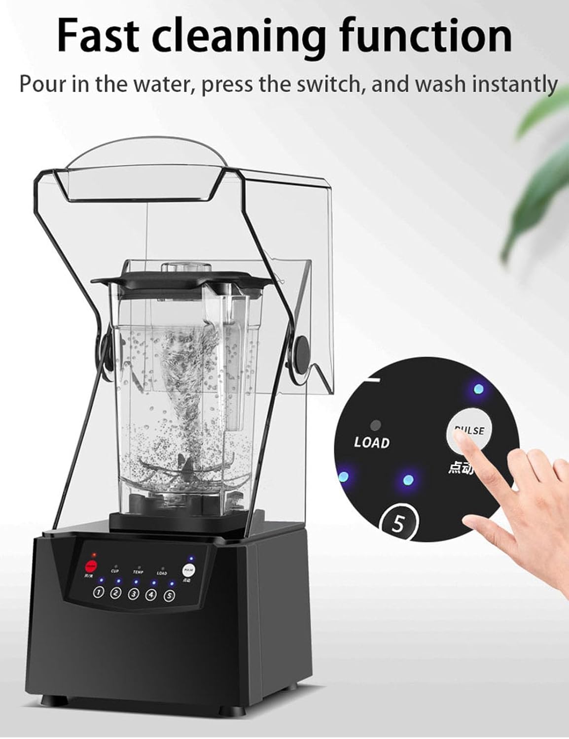 Smoothie Maker,2L Blender,2200W Commercial Blender,Multi-Function High Speed Electric Food Blender,for Smoothies,Juices,Milkshakes