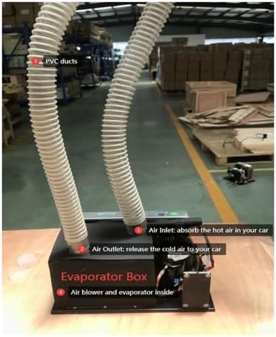 Air Conditioner, Micro DC Air Conditioner 24V, 700W Portable Cooling & Heating for Small Spaces, Electronics, Vehicles, R134A, Compact, Lightweight, High Efficiency