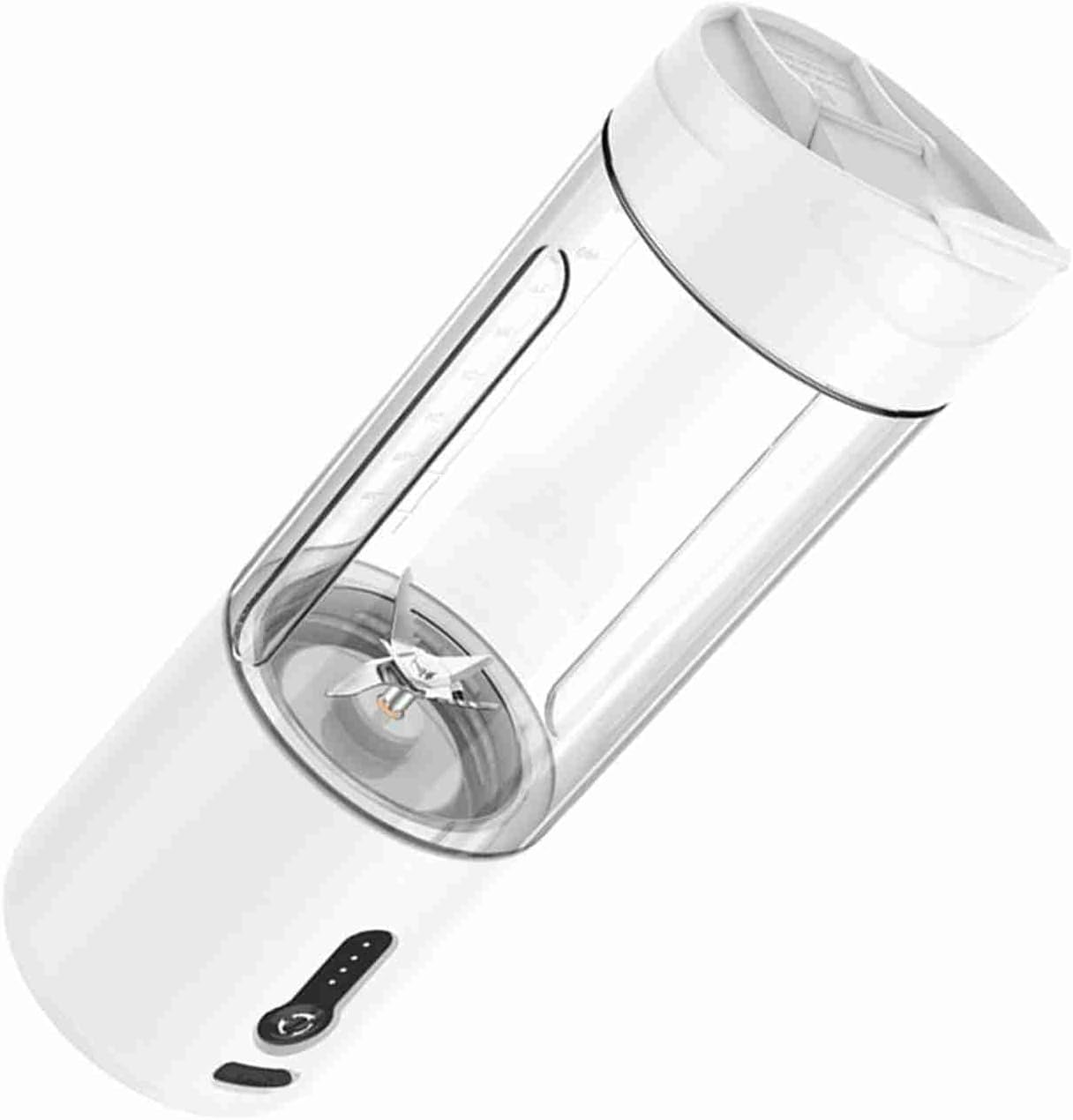 Electric Juicer USB Rechargeable Smoothie Maker Blender Cup with 6 Blades for Travel 4000mAh Battery