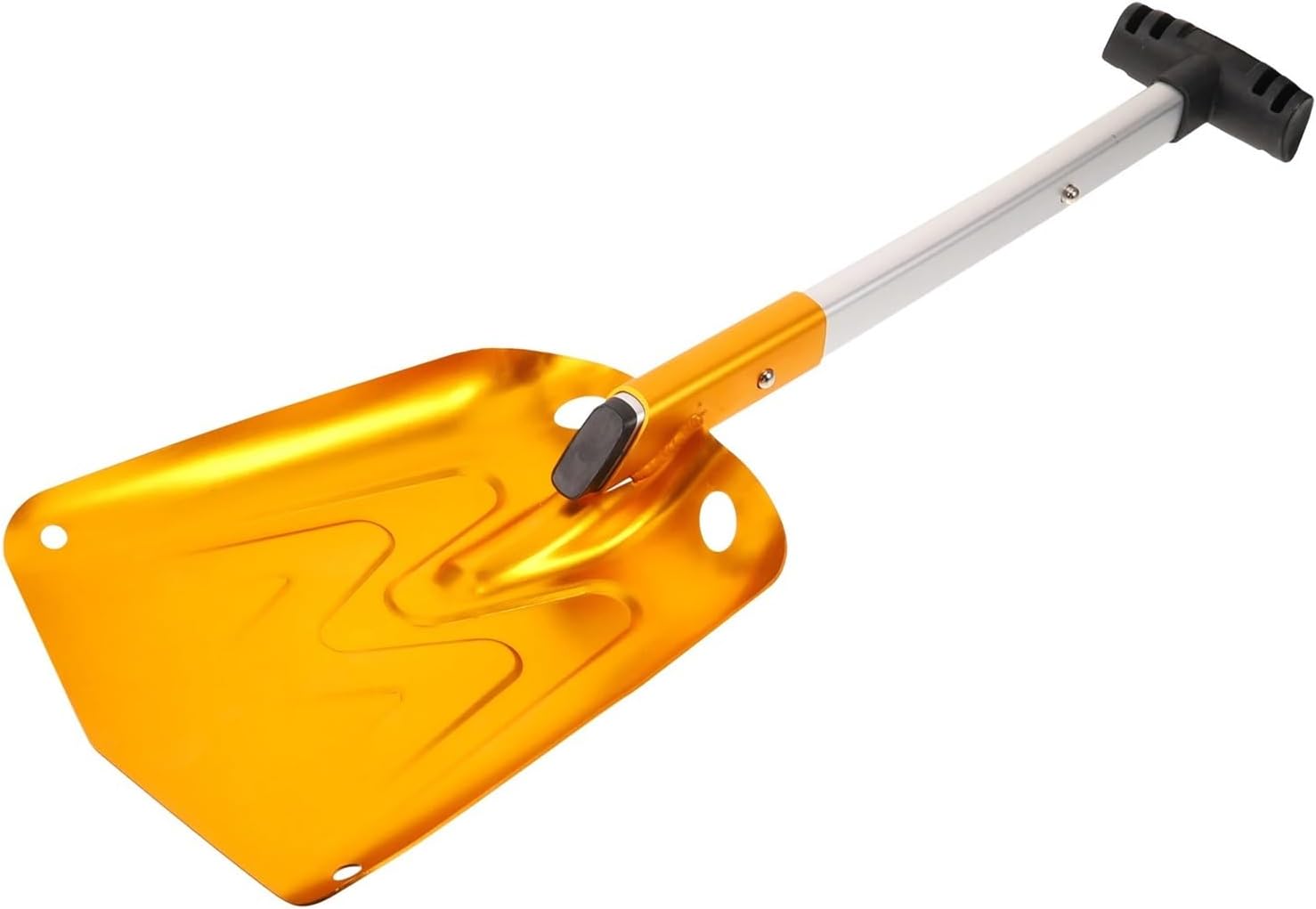 Lightweight Aluminum Snow Shovel Ice Scraper Fit for Road Garden Use Portable Explosion-Proof Shovel with Comfort