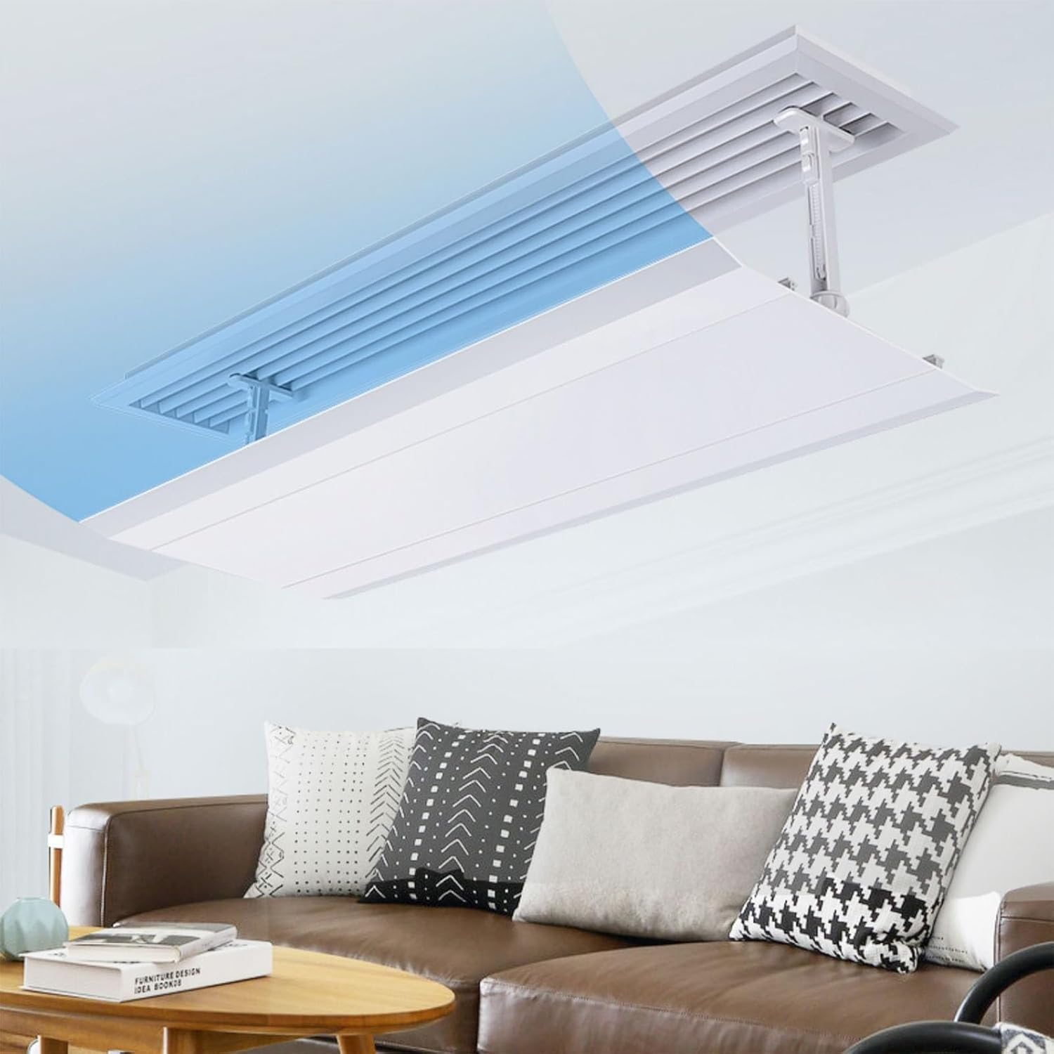 Ac Wind Deflector, Air Conditioner Deflectors, Retractable Adjustable Angle, Air Conditioners Wind Deflector for Ceiling