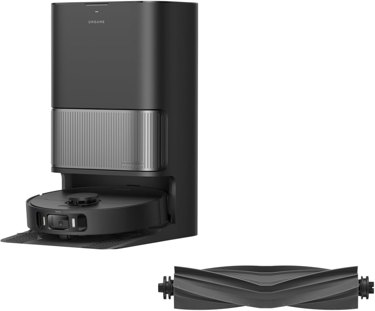 DREAME L40s Ultra AE Robot Vacuum Cleaner (Black) and Main Roller Brush